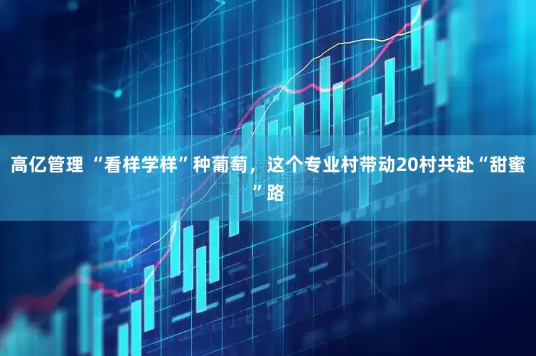 高亿管理 “看样学样”种葡萄，这个专业村带动20村共赴“甜蜜”路